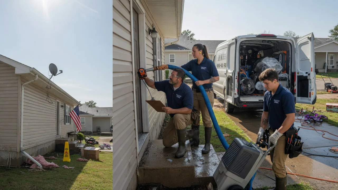 Ceiling Water Damage Restoration in Almond, WI near me